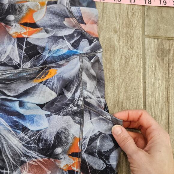 Lululemon Leggings Women 12 Fast and Free High-Rise 25" Luminescent Floral Multi - Picture 10 of 16